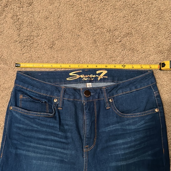NWOT Seven 7 Mid Rise Ankle Blue Jeans Size 10 - Picture 4 of 12